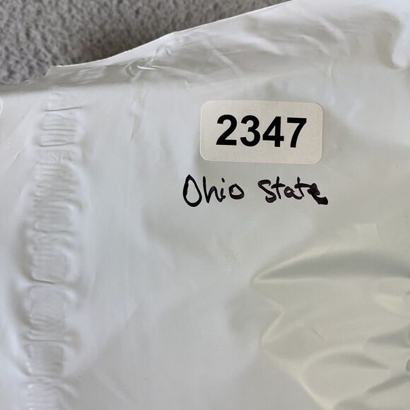 Ohio State Buckeyes Fleece Sweater Mens Medium Pockets Colosseum Gray Red NCAA - Picture 13 of 13